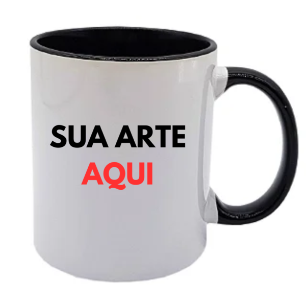 Caneca Personalizada Interna Colorida 325mL